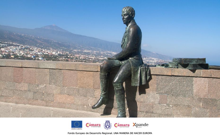 Estatua de Alexander von Humboldt en La Orotava, Tenerife