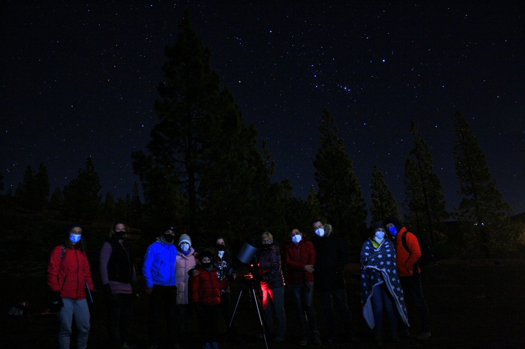 Observación de Estrellas con Telescopio